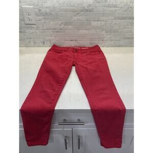 G By Guess Women’s Red Jeans Suzette Super Skinny Great Condition Size 27